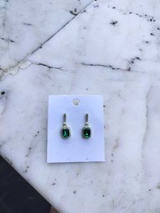 Emerald Green Drop Earrings
