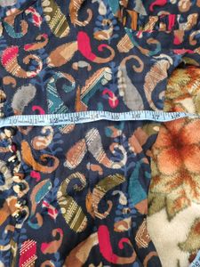 Navy Blue Kurta With Peacock Print!!