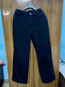 Black Straight Leg Jeans