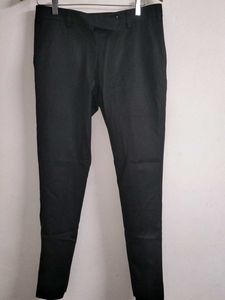 Black Slim Fit Female Formal Pant