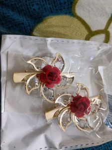 Unused Diomond Choker With Hair Pin