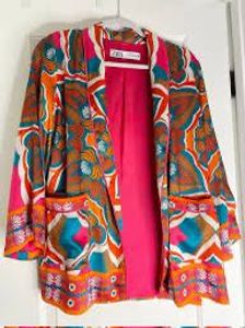 Zara Colorful Kimono Women Jacket - freesize