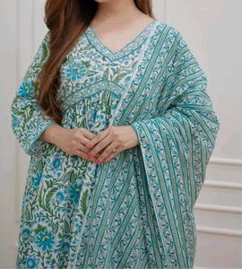 Almost New Kurta Pant With Dupatta
