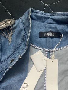 Imported Women Denim Cropped Jacket