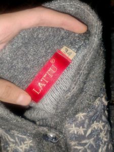 Elegant Grey Cardigan