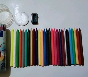 DOMS 24 New Crayon Set
