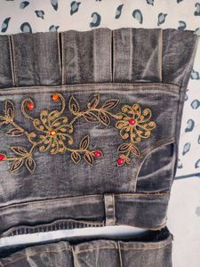 DIY recycled Denim Co-ord Set