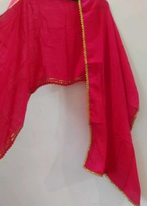 Red Ethnic Skirt, with dupatta