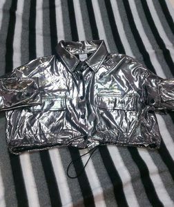 Holographic Croptop Party Wear 🥳