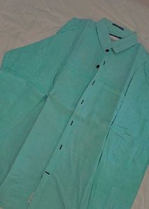 Men's Mint Green Casual Shirt