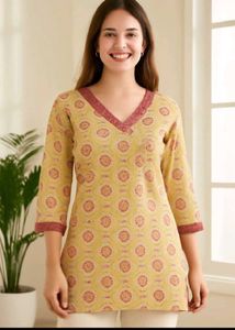 Printed Tunic Top