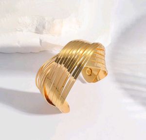 Elegant Gold Plated Designer Cuff