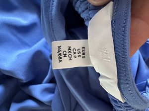 H&amp;M Blue Twist Detail Dress