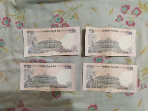 Four Pieces 50 Rupee Notes