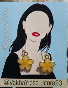 Cute Flower Dangle Earrings