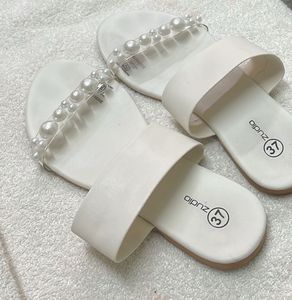 White Pearl Flats For Women’s 🤍