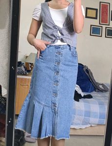 Perfect Denim Skirt