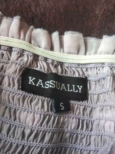 Lilac Off-Shoulder Top