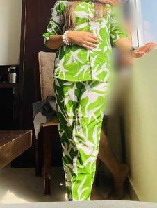 Green Floral Print co-ord set