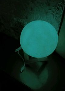 Moon Lamp  Multi Colour With Cable Stand