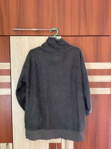 Cozy Grey Pullover + turtle high neck