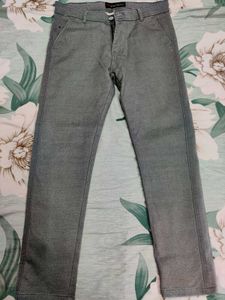 Gray Slim Fit Chinos