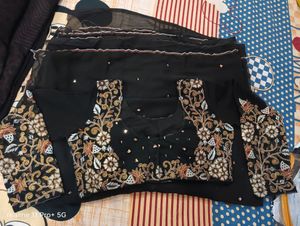 Black Party Wear Saree