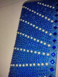 Blue Glitter Clutch