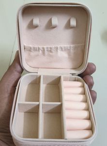 BLACK Jewellery Organiser Box For Women, Portable