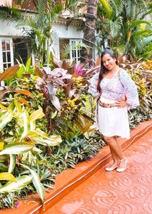 Combo Skirt + Wrap Top Free Size