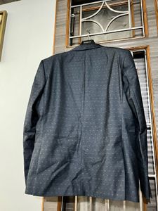 Navy Polka Dot Blazer