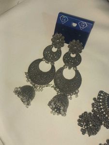 New Oxidised Earringss