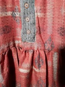 Stylish Printed Woolen Kurti💖