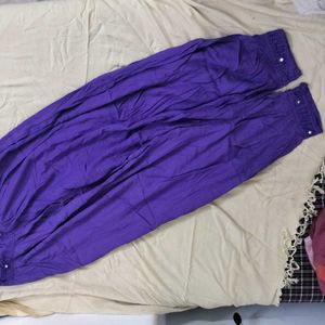 Purple Ethnic Palazzos