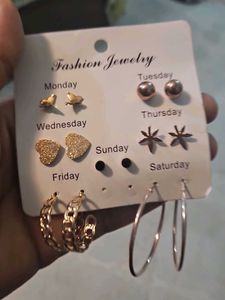 Beautiful 7 Earring Set