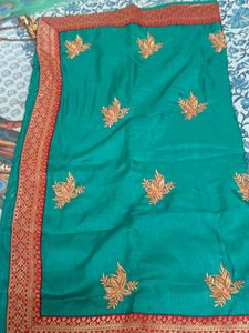 Elegant Green Saree
