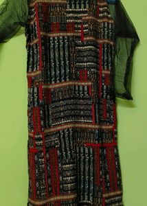 Black Red kurti