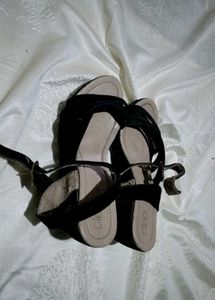 Black Blocked Heels