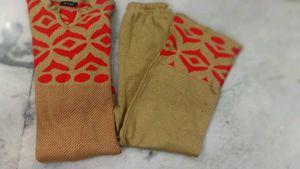 ❤New Unused Woolen ❤Stylish Ethnic Kurta Set