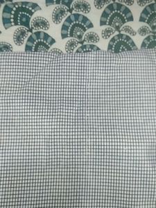 check print saree