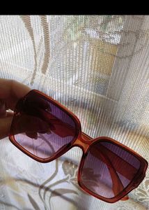 Women Retro Orange Sunglasses