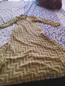 Zigzag Print Kurta Set