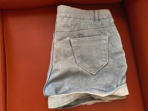 Light Blue Denim Short