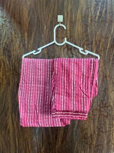 34 Bust Cotton Aline Kurta Set For Women