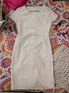 White Topshop Sheath Dress