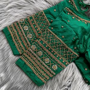 Fancy Partywear hand Aariwork Blouse*