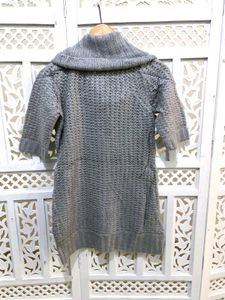 Chunky Knit Grey Jumper By Jennyfer (B)