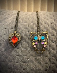 Set of 2 Rustic Necklaces