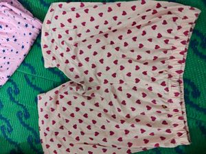 Set of 2 cotton shorts
