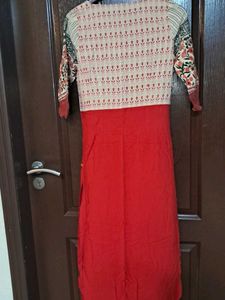 W Red Kurti